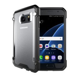 Galaxy S7 Clear Defense Hybrid Case (Black)